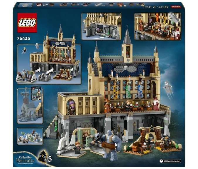Ficha ténica LEGO Harry Potter Gran Comedor 76435